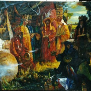 祭丁巴什罗--纳西族大东巴的葬礼