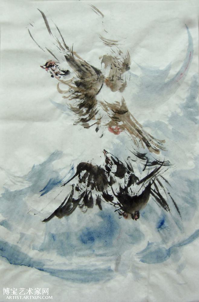 王信的画鸽艺术系列