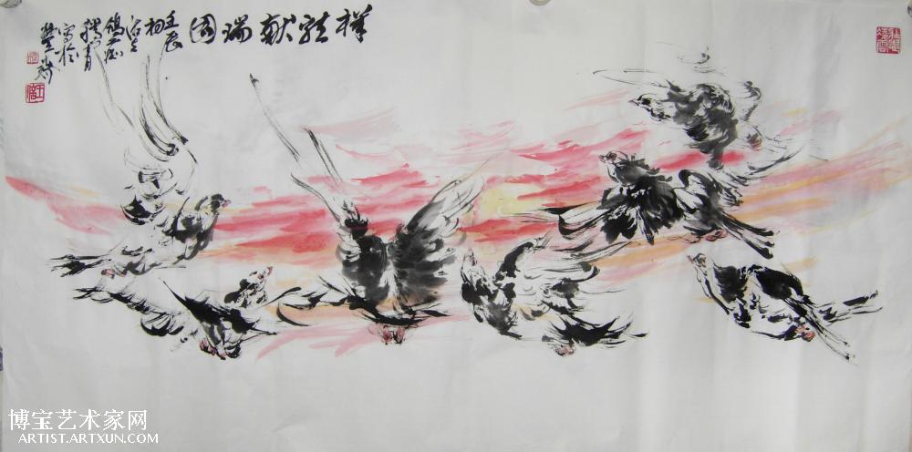王信的画鸽艺术系列之六