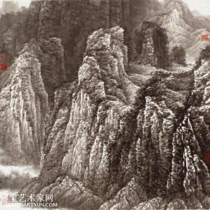 张东林国画--太行山水
