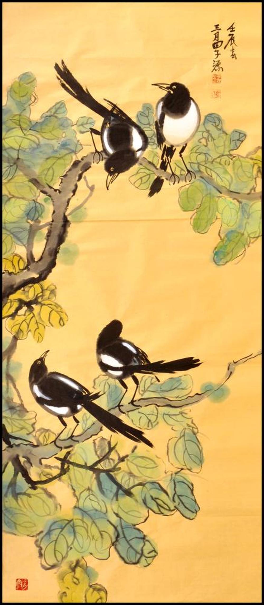 田子源作品欣赏:四喜临门