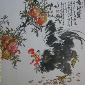 中国文艺家协会理事段庆昌先生的写意花鸟