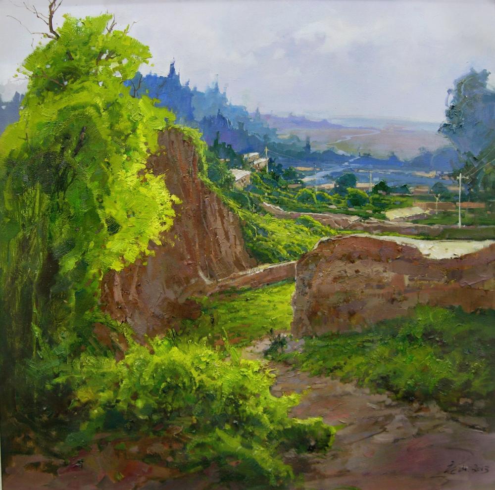 《情系乡村 一》2013年