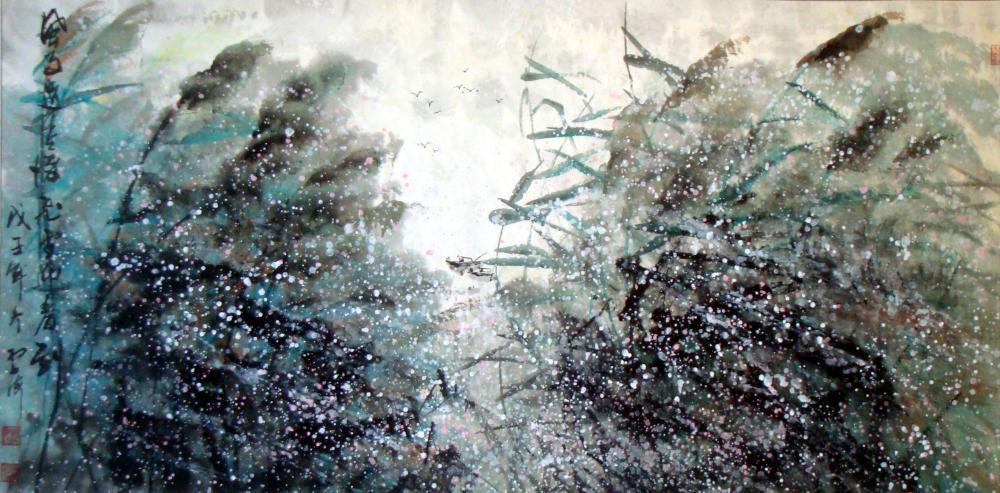 张云海作品欣赏:风雨送春归