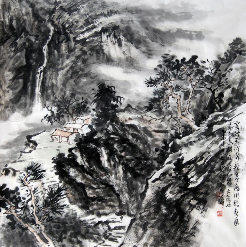 田奇志作品欣赏:山水一