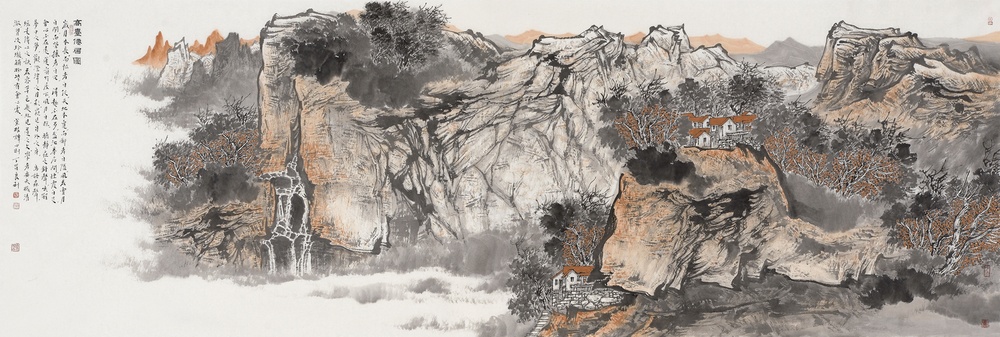 艺品作品3 高台仙居图