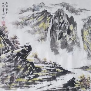 中国陈念伟，山水画