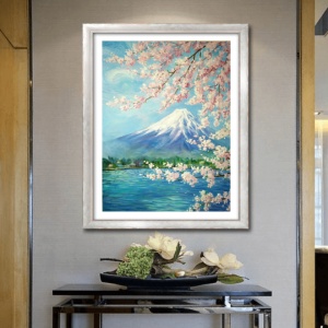 樱花和富士山