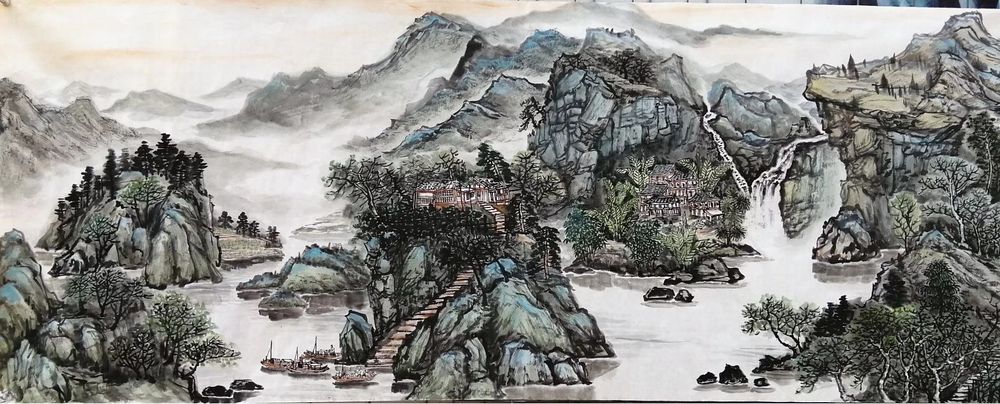刘亚娟作品欣赏:山水