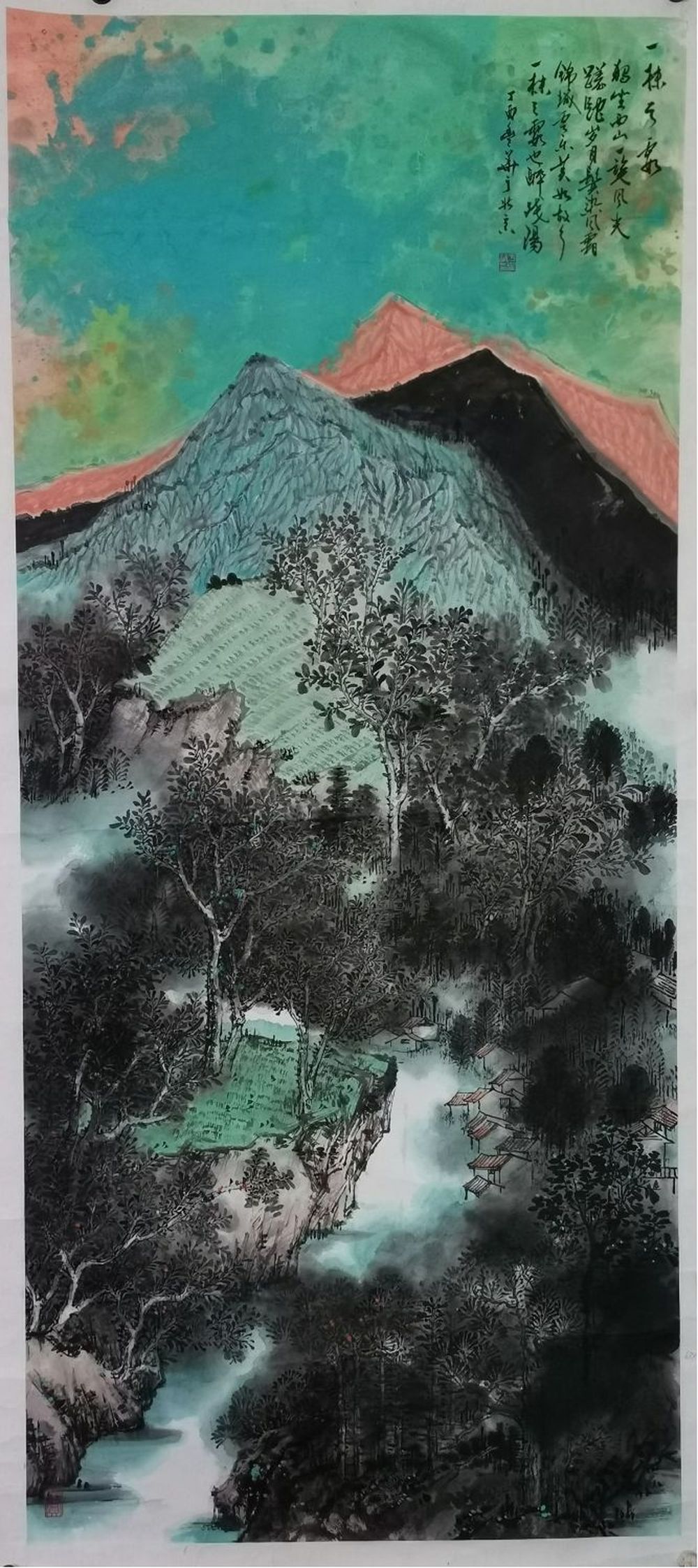 一抹红霞