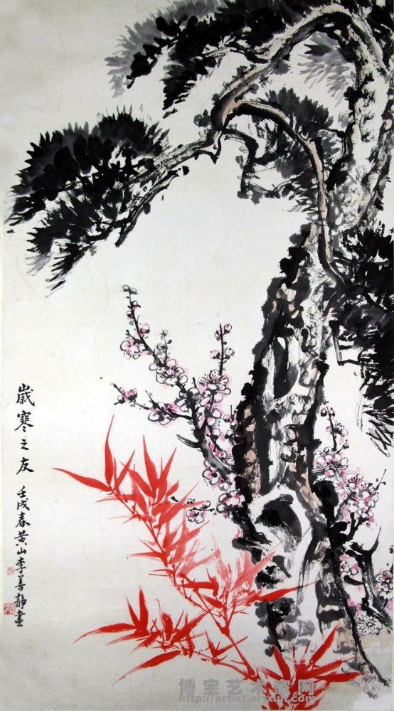 花卉-松，竹，梅