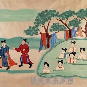 贤愚经变恒伽达品