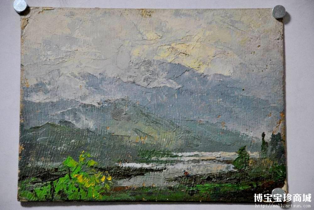 朝鲜著名美术大师 林烈 朝鲜油画 风景
