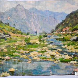 朝鲜已故艺术家【金晚炯】朝鲜油画作品