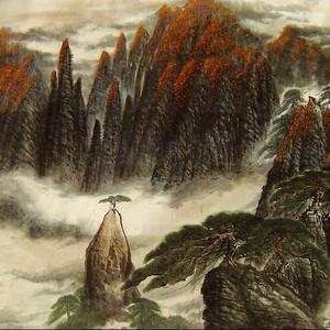016 《黃山松雲》