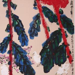 鸡冠花开红似火