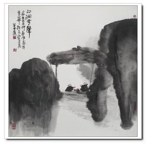 山涧无声   70cmX68cm  2009