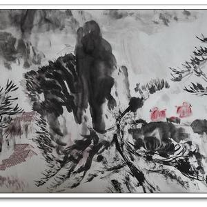 4 松山茶香  68cmX136cm   2009