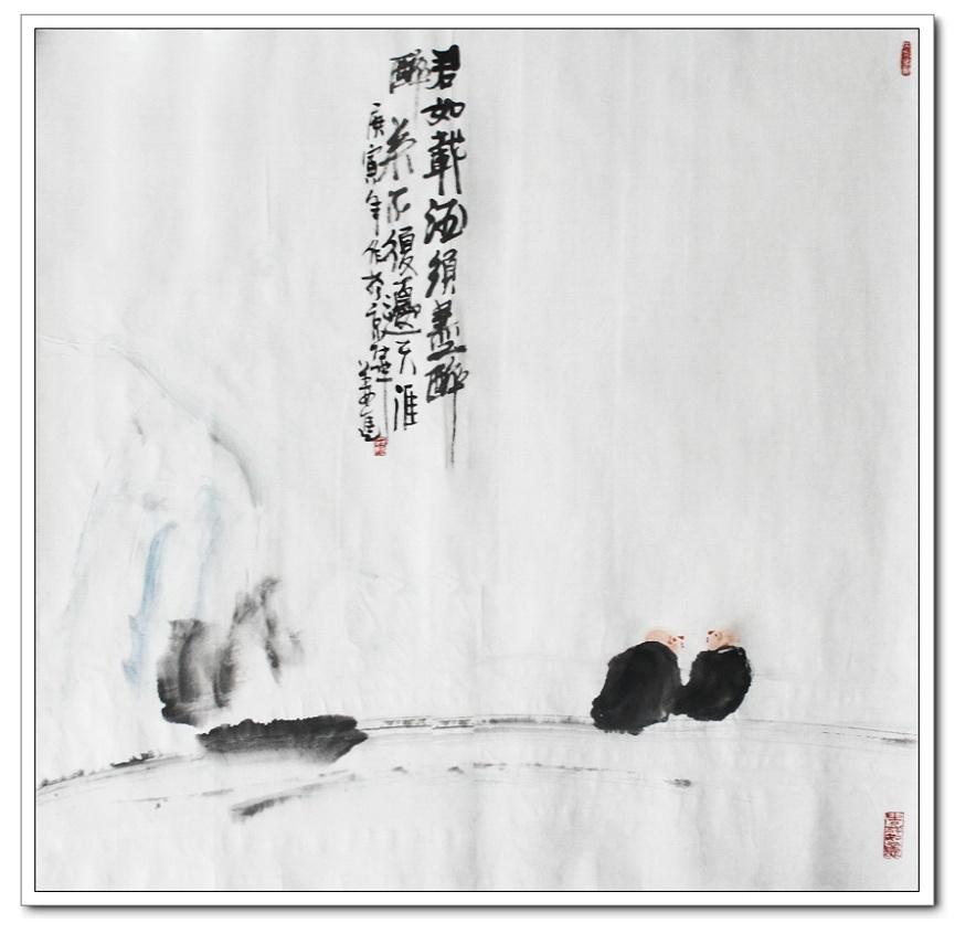 君如载酒须尽醉68cmX68cm   2010