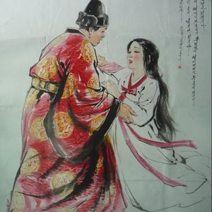 李基成 朝鲜国画《春香传》