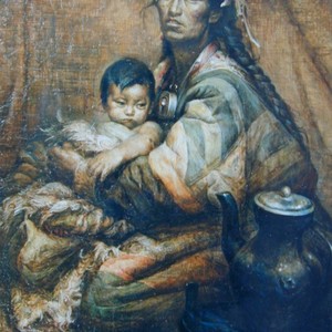 西藏母子