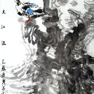 月涌大江流
