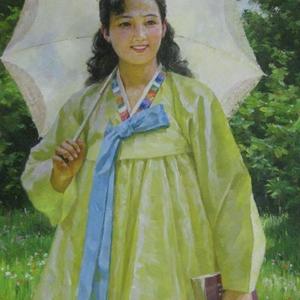 李昌赫 朝鲜油画《夏日》