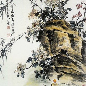 觅食图