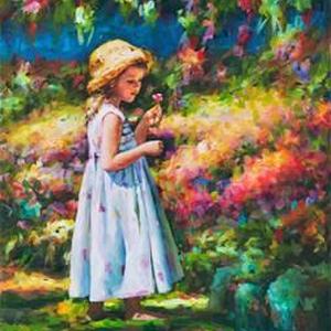 花与少女