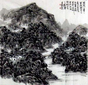 六尺山水画