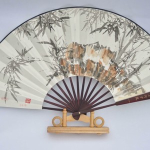 蓝弘扇面6