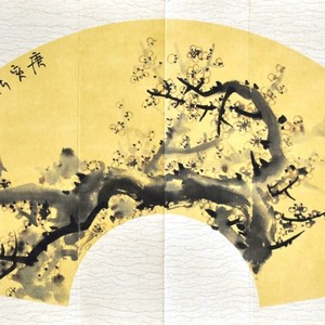 蓝弘扇面19