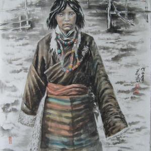 藏族女孩