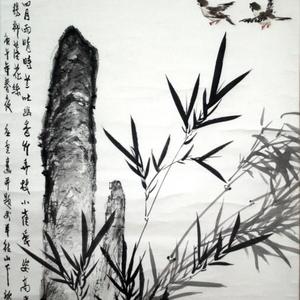 小雀展翅