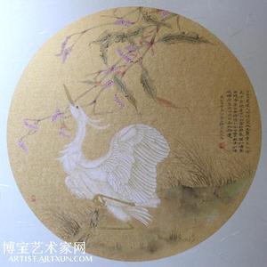 工笔、没骨花鸟画