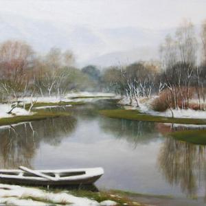 西溪雪景