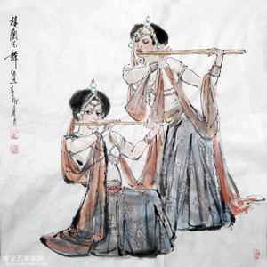 水墨人物民族舞蹈003