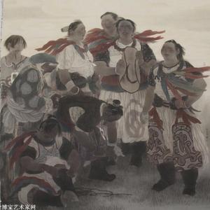 草原女搏克手系列·五·赛前