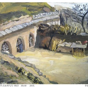 山西风景油画写生-002