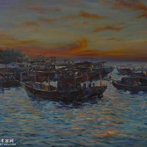 海上黄昏