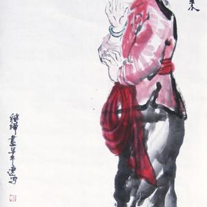 王炬国画新作－天生丽质