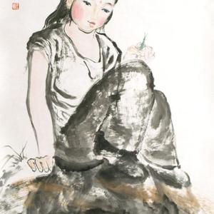 王炬国画新作－童年好奇