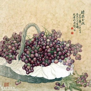 没骨画【琼浆玉液】