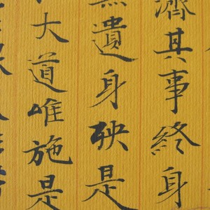 小楷《老子》第13页局部