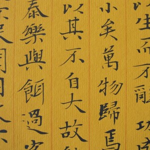 小楷《老子》第9页局部