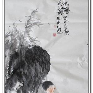 40 竹林细雨忆流觞 136cmX70cm  2010