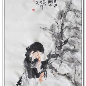 35 依梅思春图 70cmX136cm  2010