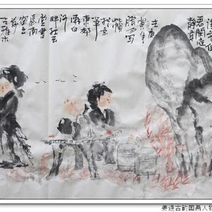 3 东园竹林听夏音70cmX136cm  2010