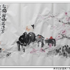 9 红梅相依品清音 70cmX136cm  2010