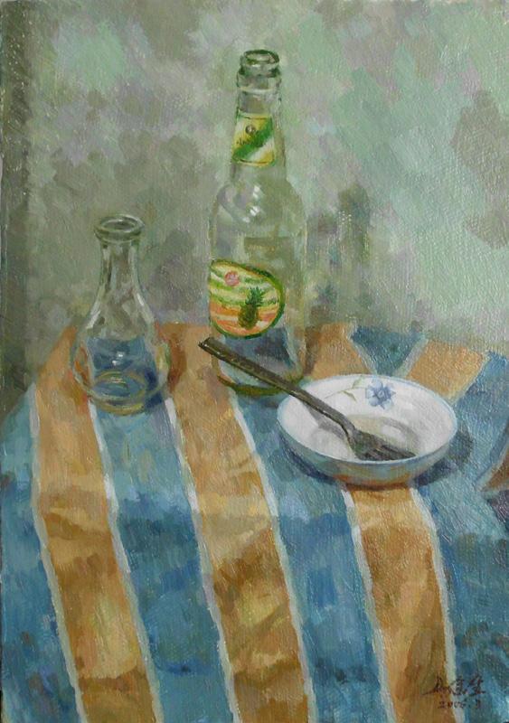 油画静物
